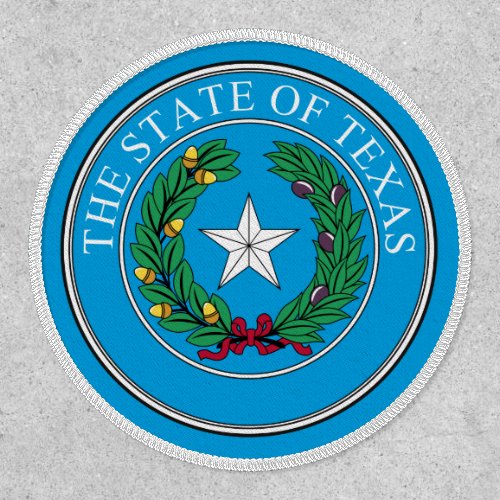 Texan Seal Seal of Texas Patch