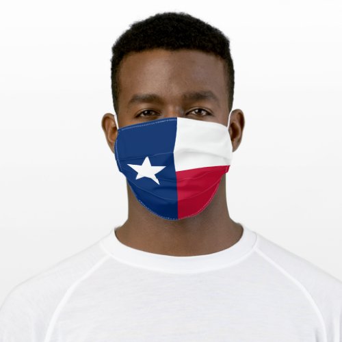Texan State Flag Texas Adult Cloth Face Mask