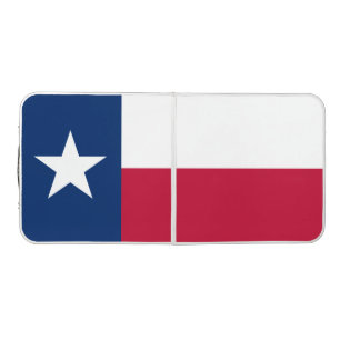 Texan State Flag (Texas) Beer Pong Table