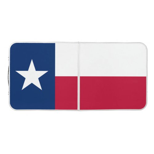 Texan State Flag Texas Beer Pong Table