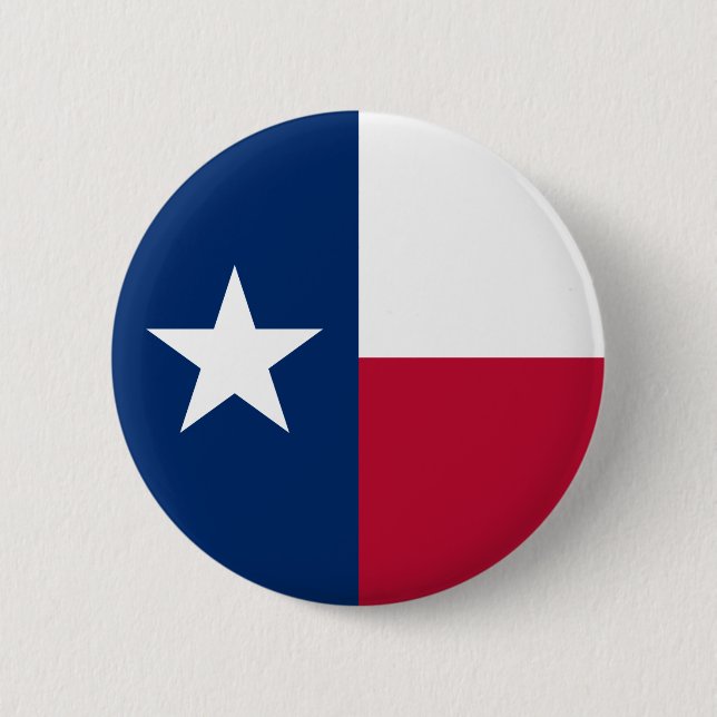 Texan State Flag (Texas) Button (Front)