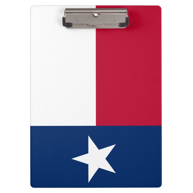 Texan State Flag (Texas) Clipboard (Front)