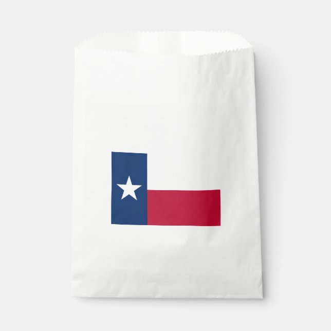 Texan State Flag (Texas) Favor Bag (Front)