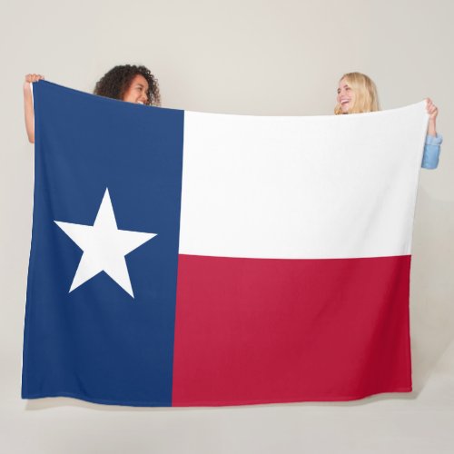 Texan State Flag Texas Fleece Blanket