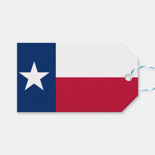 Texan State Flag Texas Gift Tags