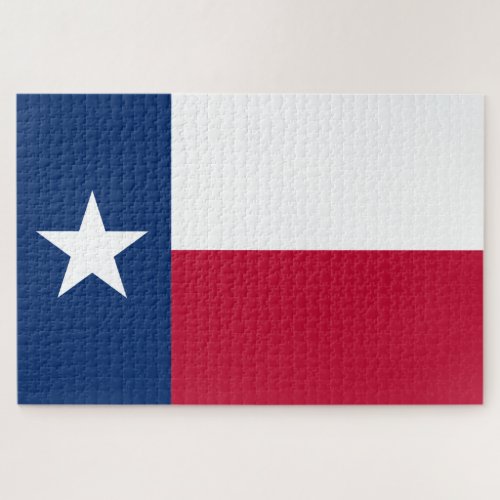 Texan State Flag Texas Jigsaw Puzzle