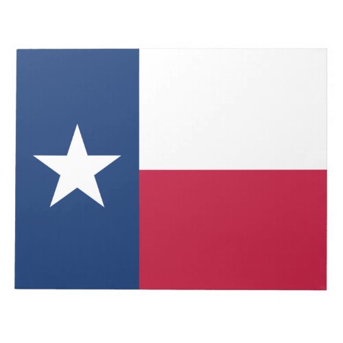 Texan State Flag Texas Notepad