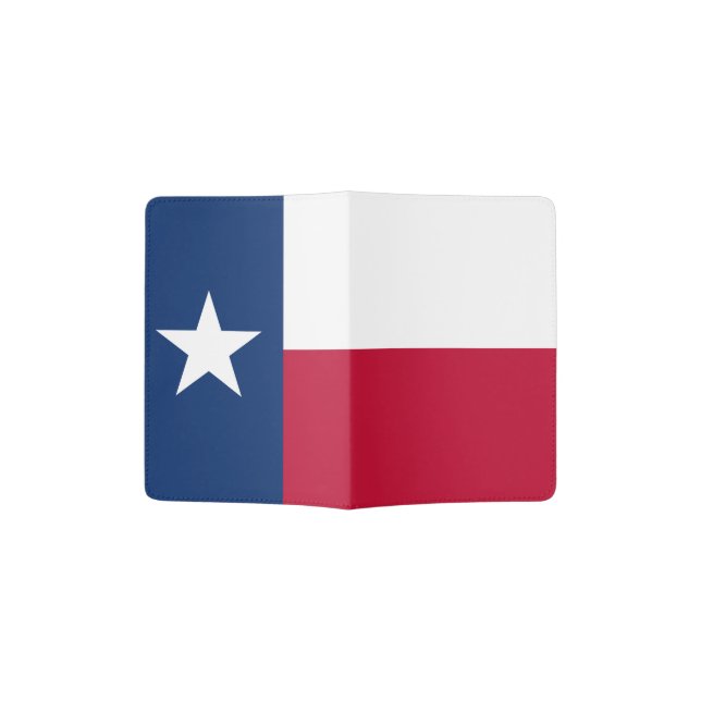 Texan State Flag (Texas) Passport Holder (Opened)
