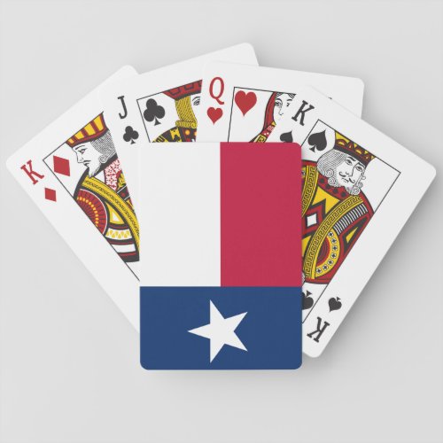 Texan State Flag Texas Playing Cards