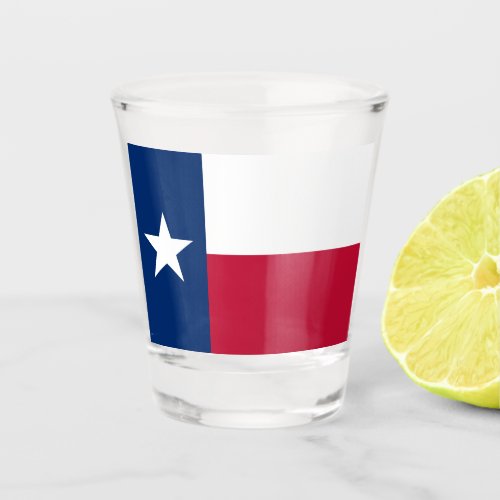 Texan State Flag Texas Shot Glass
