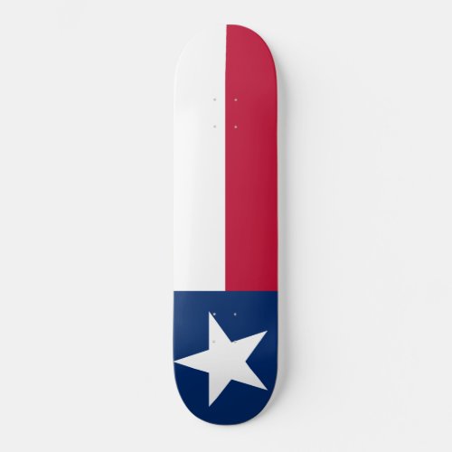 Texan State Flag Texas Skateboard