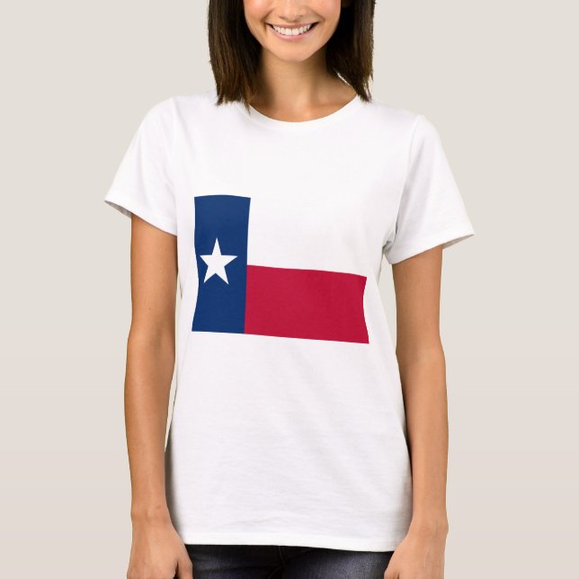 Texan State Flag (Texas) T-Shirt (Front)