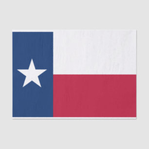 Texan State Flag (Texas) Tissue Paper