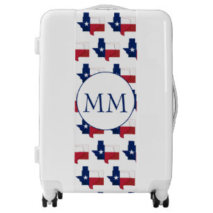 Texan TEXAS Flag Monogram Luggage