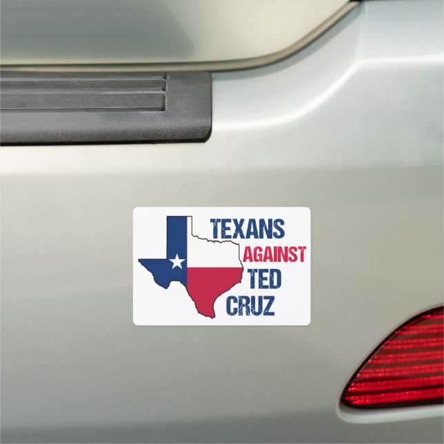 Texans Against Ted Cruz 2024 Election Car Magnet (In Situ)