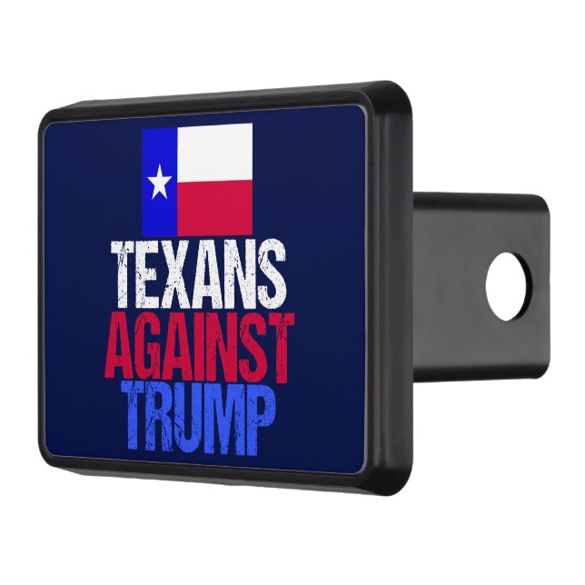 Texans Against Trump Blue Hitch Cover (Left)