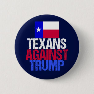 Texans Against Trump Button