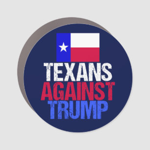 Texans Against Trump Car Magnet