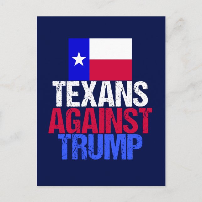 Texans Against Trump Postcard (Front)