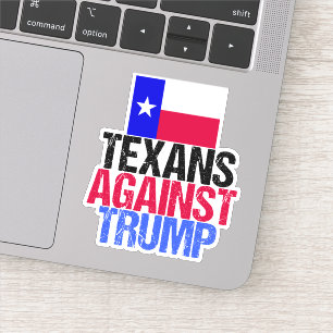 Texans Against Trump Texas Democrat Laptop Sticker