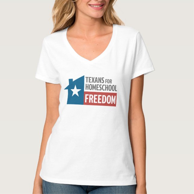 Texans for Homeschool Freedom Logo T-Shirt (Front)