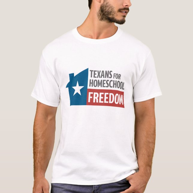 Texans for Homeschool Freedom Logo T-Shirt (Front)