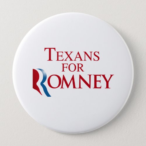 TEXANS FOR ROMNEYpng Pinback Button