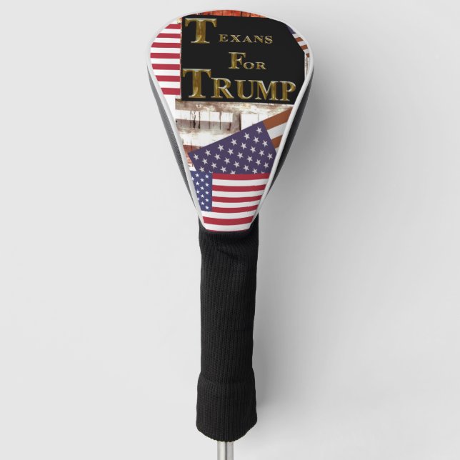 TEXANS FOR TRUMP GOLF HEAD COVER (Front)