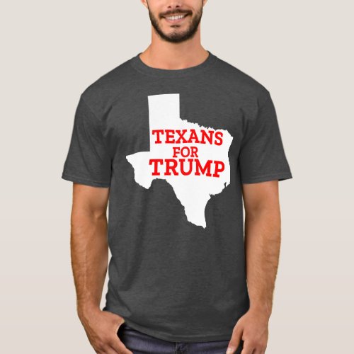 Texans For Trump ReElection American Texas 2020 T_Shirt