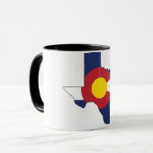 Texarado Coffee Mug Texas + Colorado (Front Left)