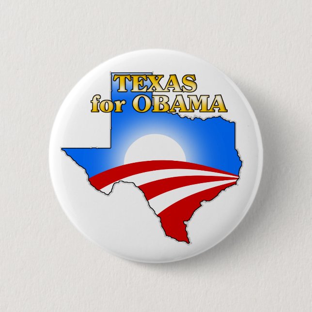Texas4Obama Button (Front)