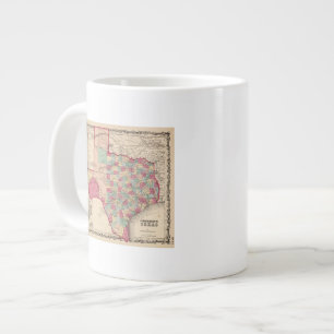Texas 10 giant coffee mug