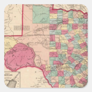 Texas 10 square sticker