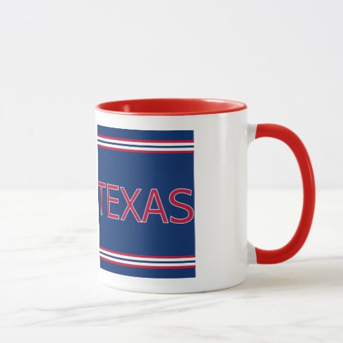 Texas 11 oz Ringer Mug