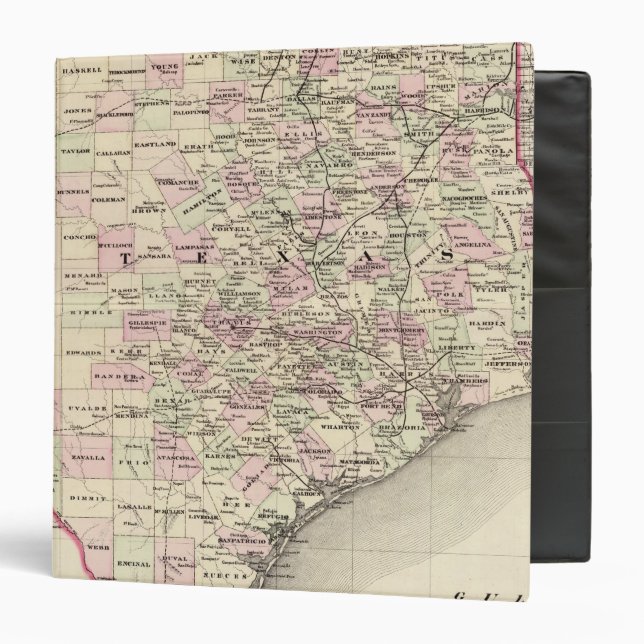 Texas 12 3 ring binder (Front/Inside)