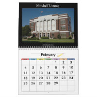 Texas 12 County Courthouse Wall Calendar | Zazzle