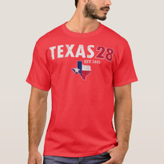 Texas 28th State 1845 Vintage Texan T-Shirt