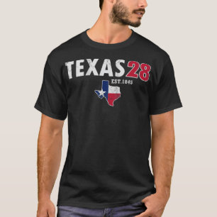 Texas 28th State 1845 Vintage Texan T-Shirt