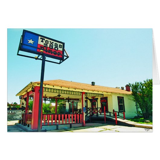 Texas 290 Diner, Johnson City, TX Cards (Front Horizontal)