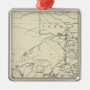 Texas 2 metal ornament