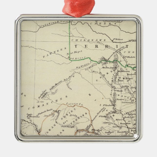Texas 2 metal ornament (Front)