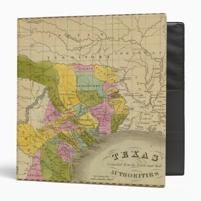 Texas 3 Ring Binder (Front/Inside)