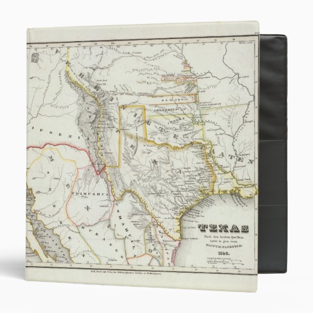 Texas 3 ring binder (Front/Inside)