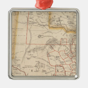 Texas 4 metal ornament