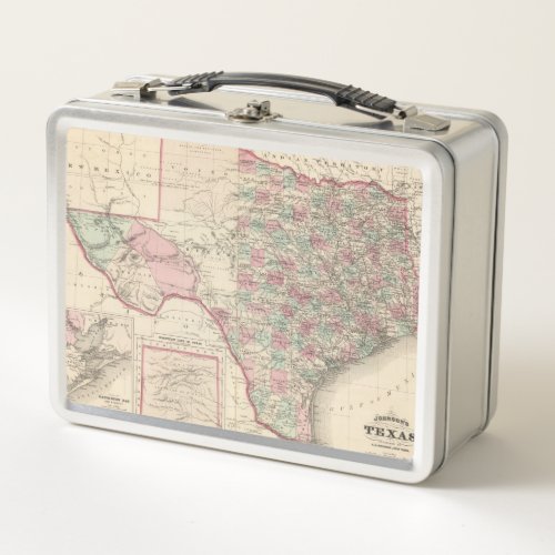 Texas 5 metal lunch box