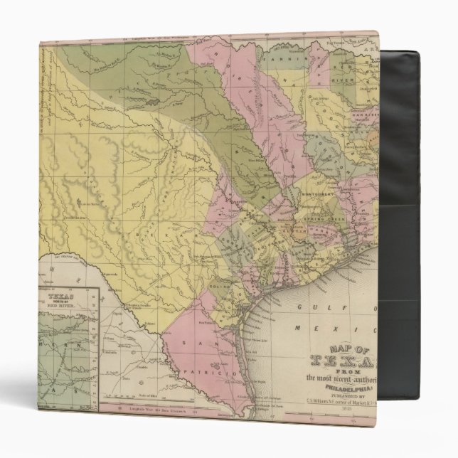 Texas 9 3 ring binder (Front/Inside)