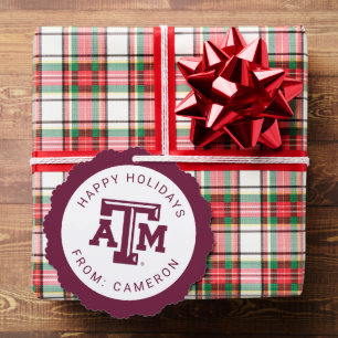 Texas A&M Aggies Holiday Ornament Card