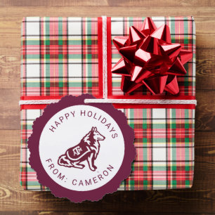 Texas A&M Aggies Holiday Ornament Card