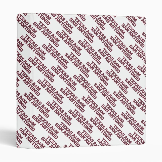 Texas A&M San Antonio 3 Ring Binder (Front/Spine)