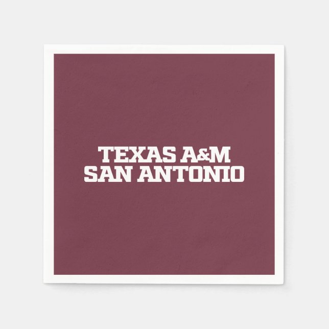 Texas A&M San Antonio Napkins (Front)